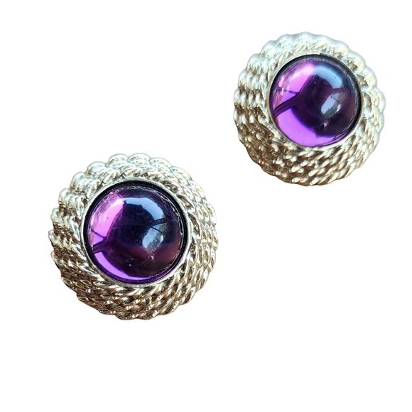 Vintage | Jewelry | Vintage Lucite Moghul Style Clip Earrings A4222 ...